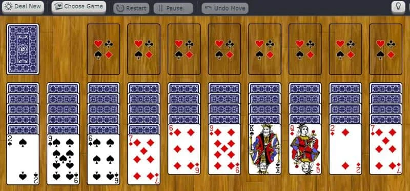 Card solitaire