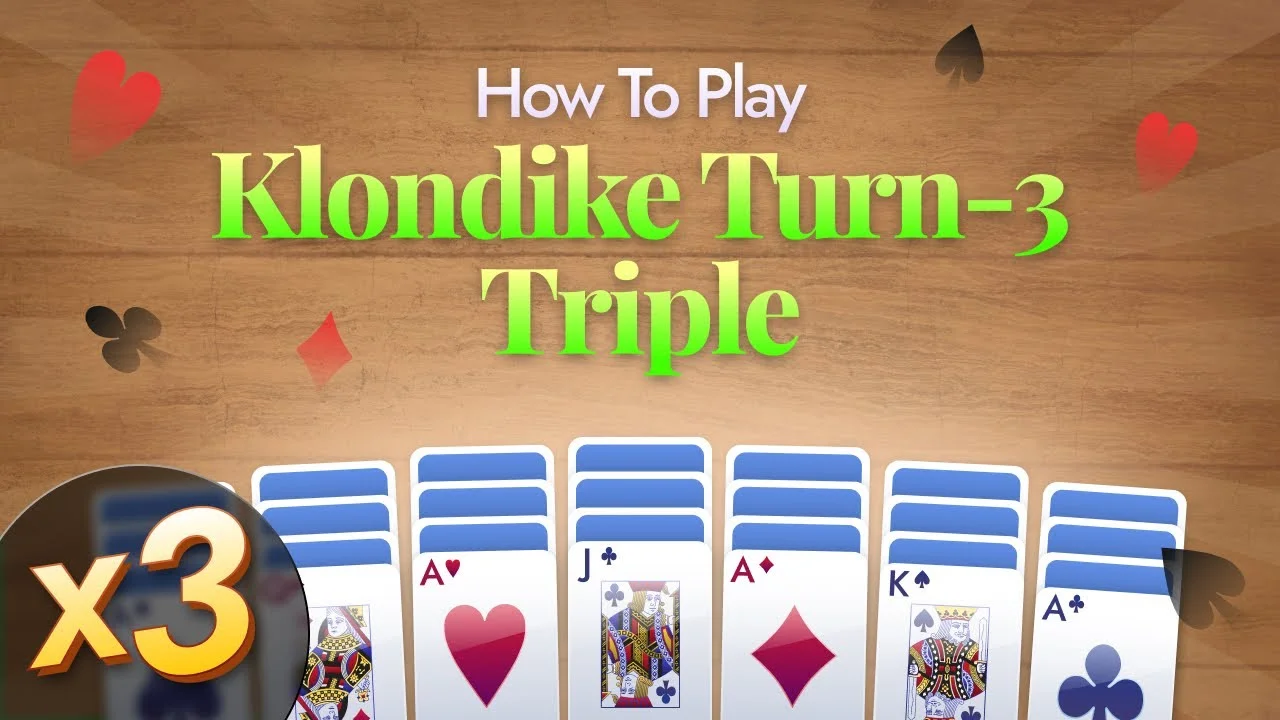 Klondike solitaire turn three